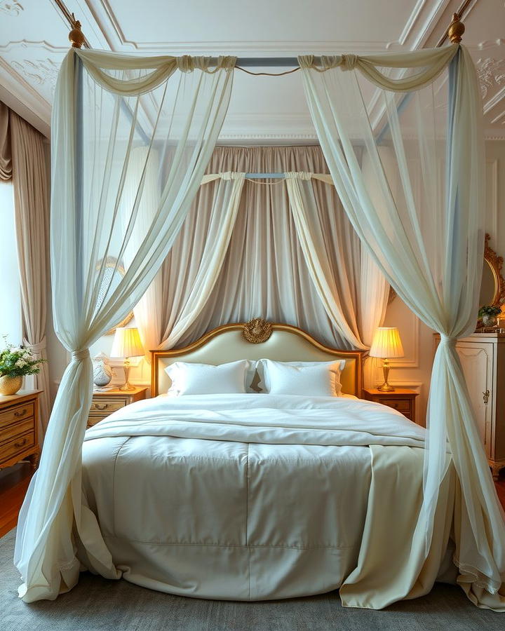 Canopy Beds - 25 Paris-themed Bedroom Ideas