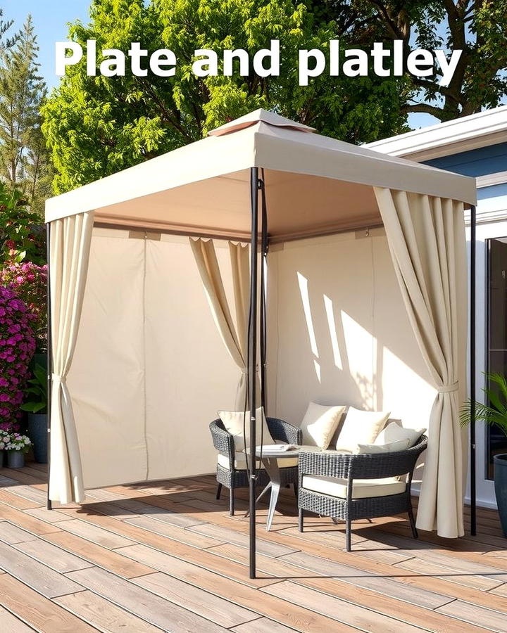 Canopy Tents - 25 Privacy Patio Ideas