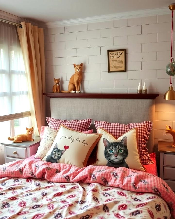 Cat Themed Accents - 25 Taylor Swift Themed Bedroom Decor Ideas