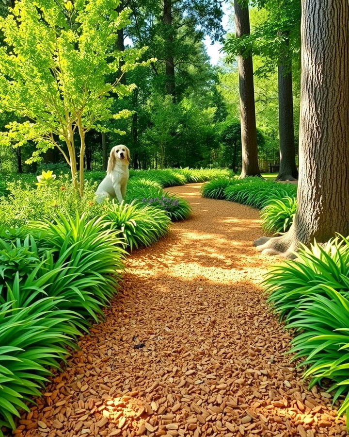 Cedar Mulch Pathway - 25 Mulch Pathway Ideas