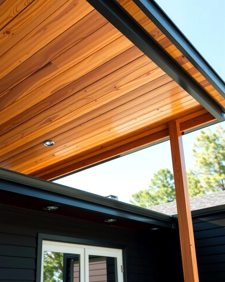 Cedar Roof Overhangs - 30 Black House With Cedar Accents