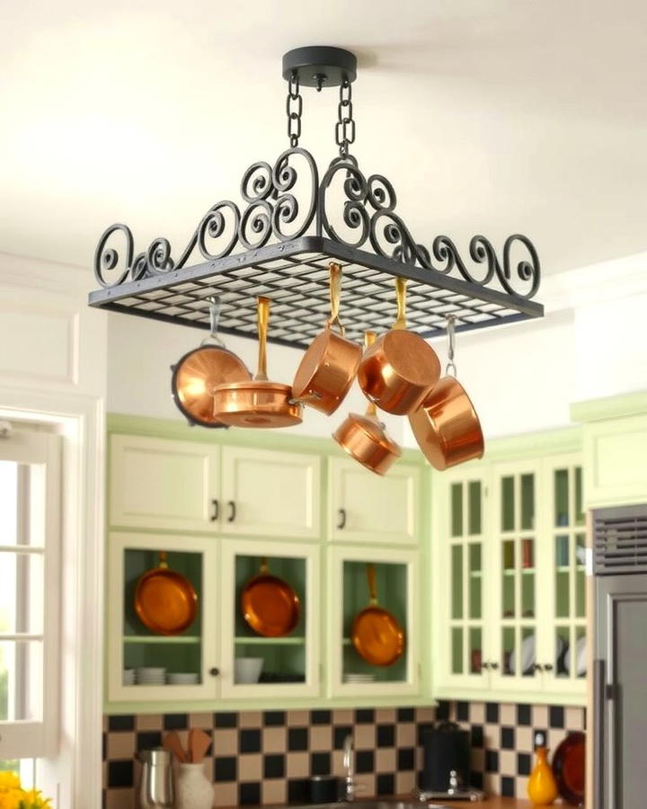 Ceiling Mounted Pot Racks - 30 1930s - 1940s Kitchens