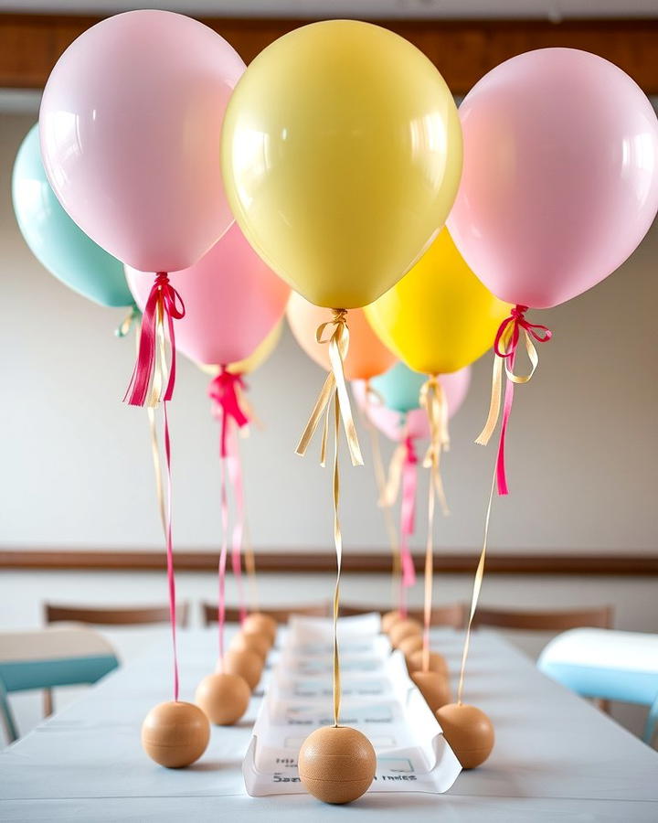 Centerpiece Balloons - 25 Party Decoration Ideas