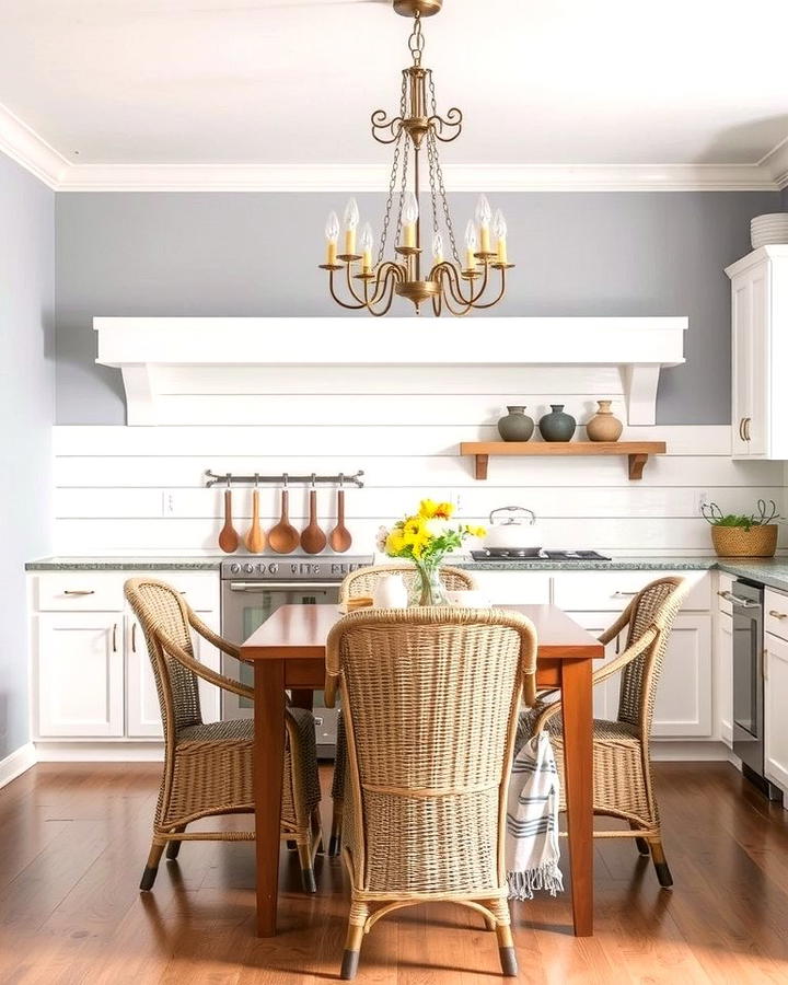 Chair Rail with Shiplap Walls - 30 Chair Rail Ideas