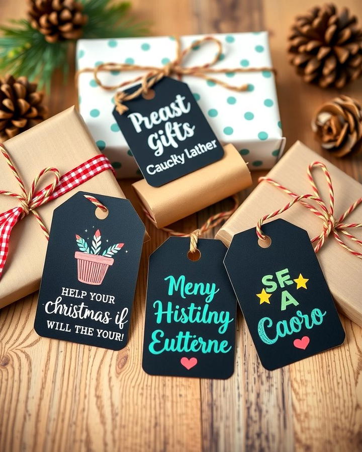 Chalkboard Gift Tags - 30 Chalkboard Ideas