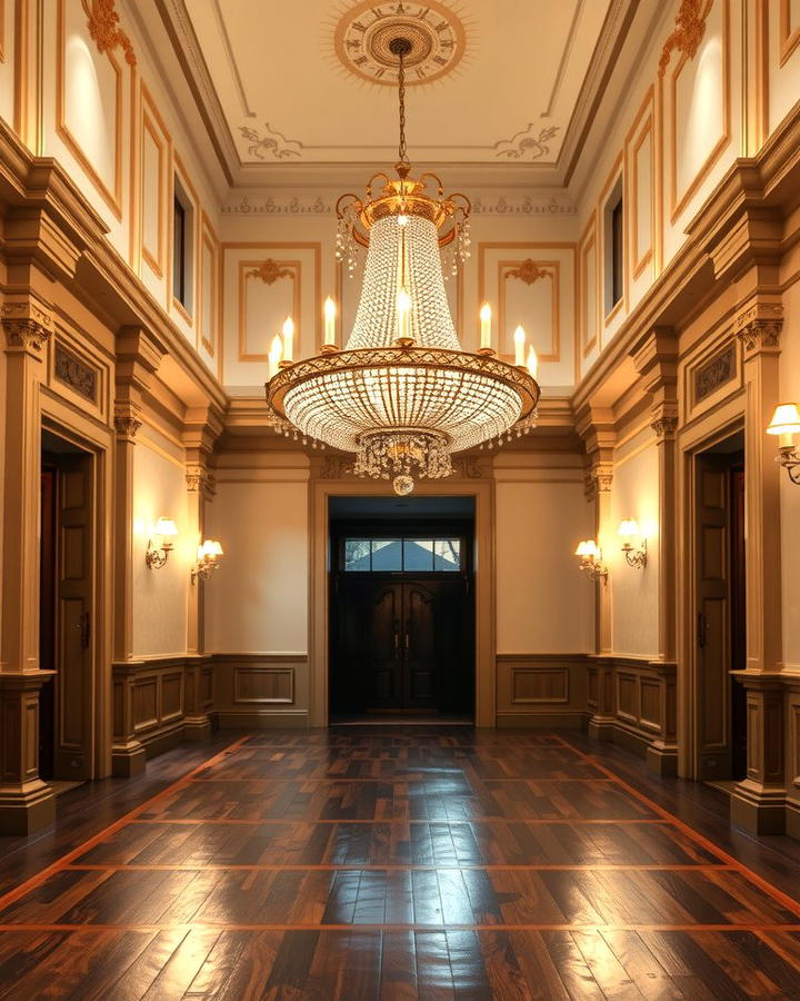 Chandeliers for a Dramatic Touch - 25 Victorian Hallway Ideas