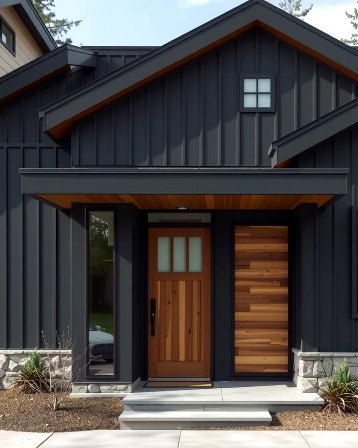 Charcoal Gray for Subtle Sophistication - 25 Paint Colors for a Modern Black House With Cedar Accents