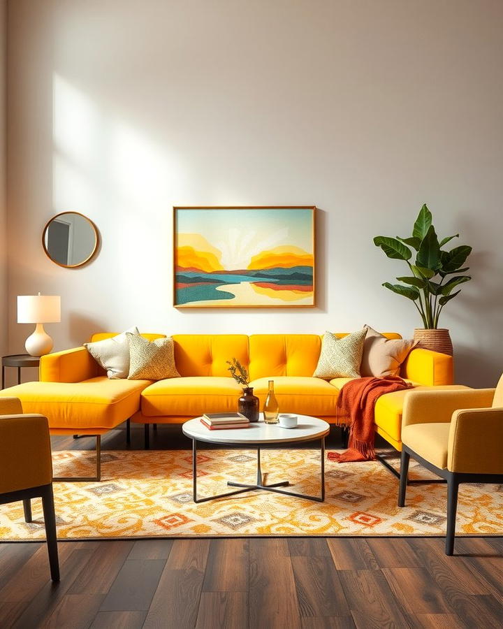 Cheerful Upholstered Furniture - 30 Colorful Room Ideas