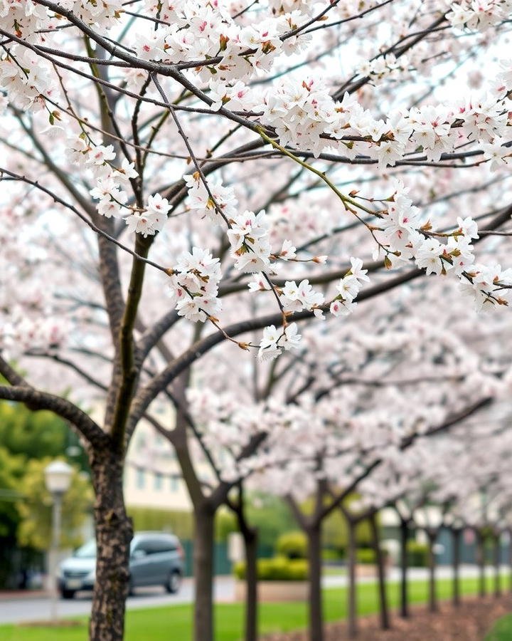 Cherry Blossom Trees - 30 Asian Landscaping Ideas