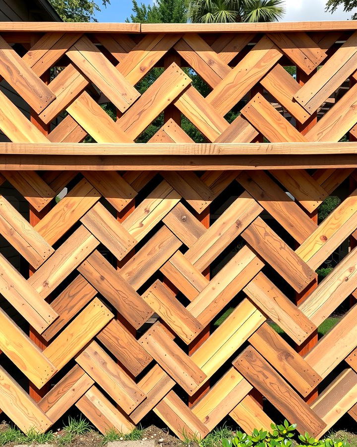 Chevron Pattern Pallet Fence - 25 Pallet Fence Ideas