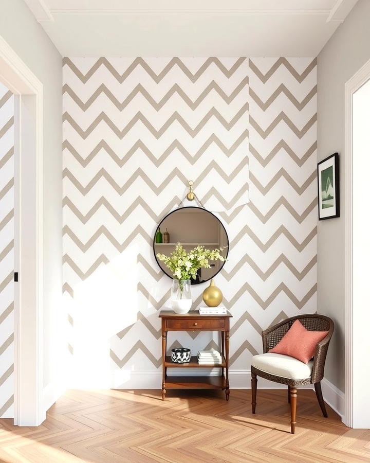 Chevron Pattern Shiplap - 25 Shiplap Wall Entryway Ideas