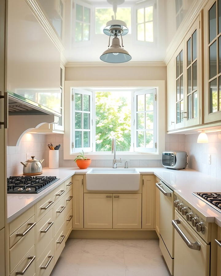 Chrome Accents and Hardware - 30 1930s - 1940s Kitchens