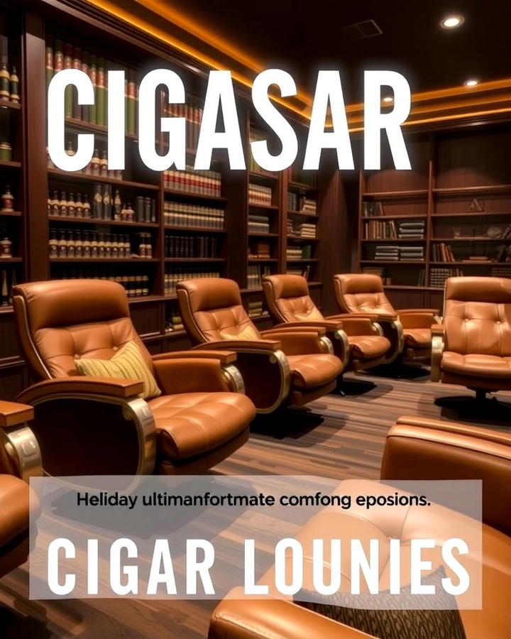 Cigar Loungers for Ultimate Comfort - 30 Cigar Room Ideas