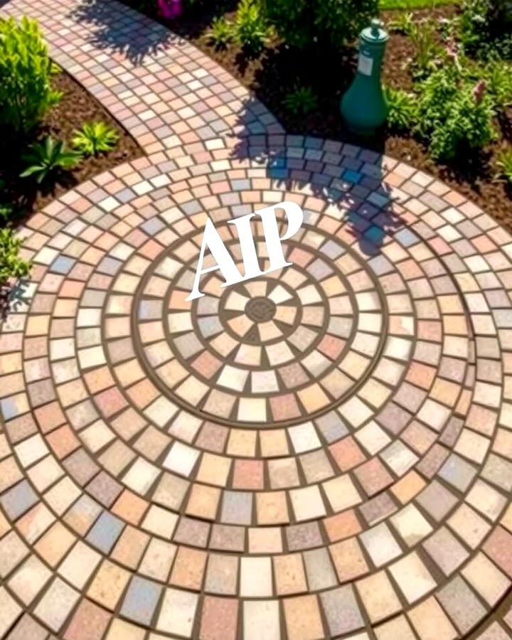 Circular Paver Designs for Unique Patterns - 25 Paver Walkway Ideas