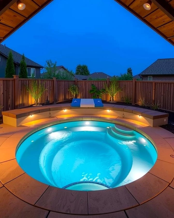 Circular Plunge Pool - 25 Plunge Pool Ideas