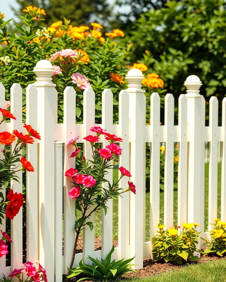 Classic Almond Vinyl Fence - 25 Vinyl Fence Colors