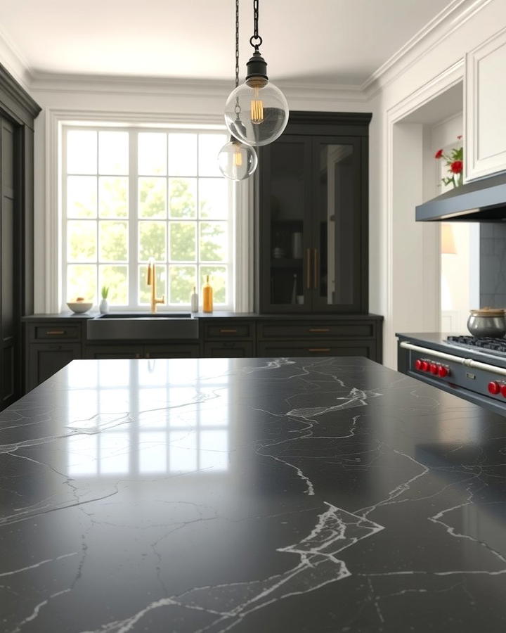 Classic Black Soapstone Countertop - 25 Soapstone Kitchen Countertops