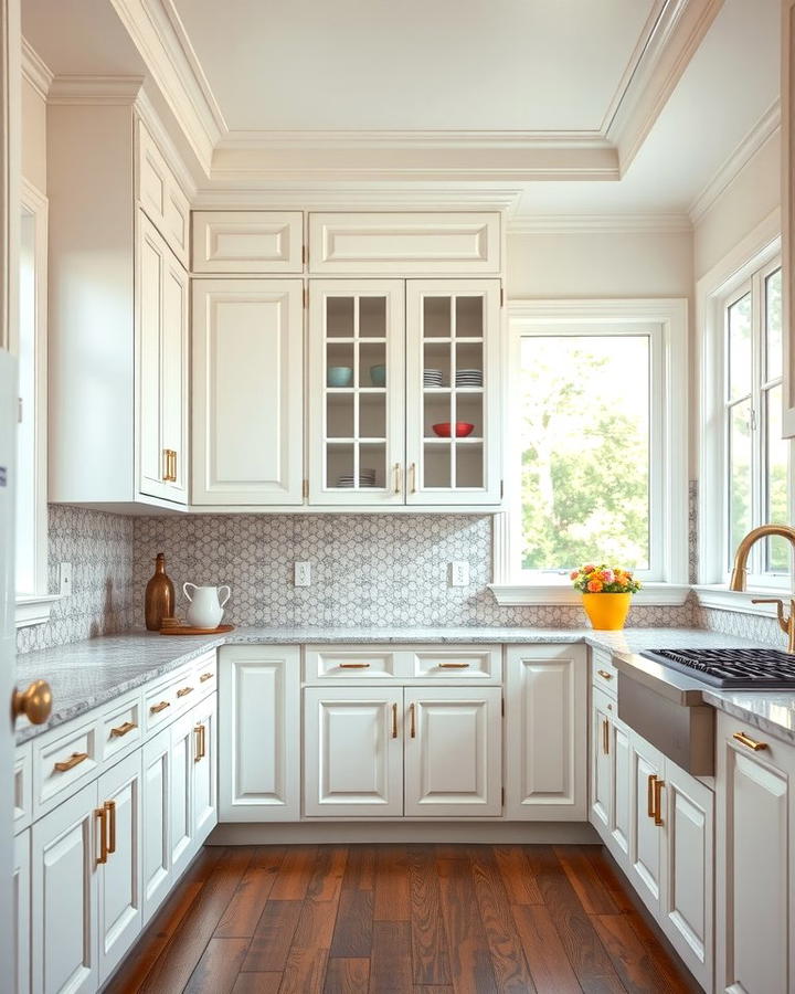 Classic White Cabinets - 25 Traditional Kitchen Ideas