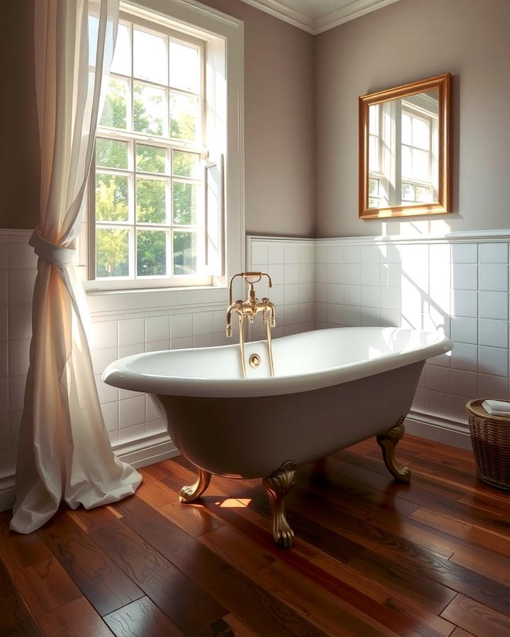 Clawfoot Tub Charm - 25 Vintage Bathroom Ideas