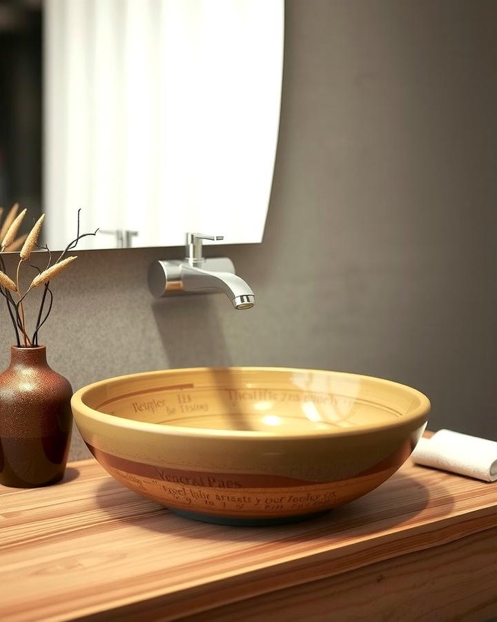 Clay Vessel Sinks - 25 Natural Bathroom Ideas