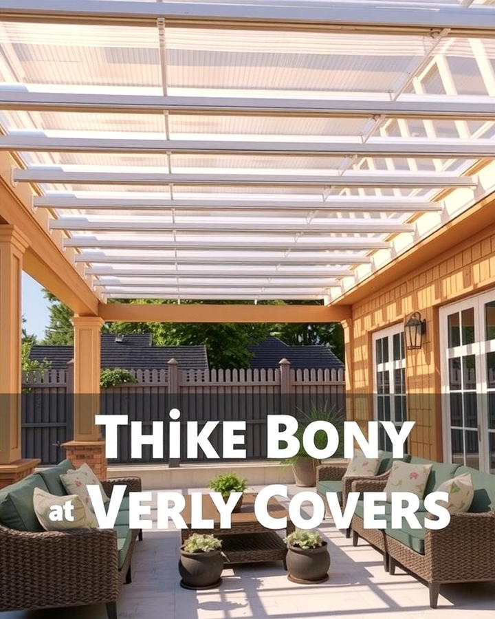 Clear Vinyl Covers - 25 Pergola Cover Ideas