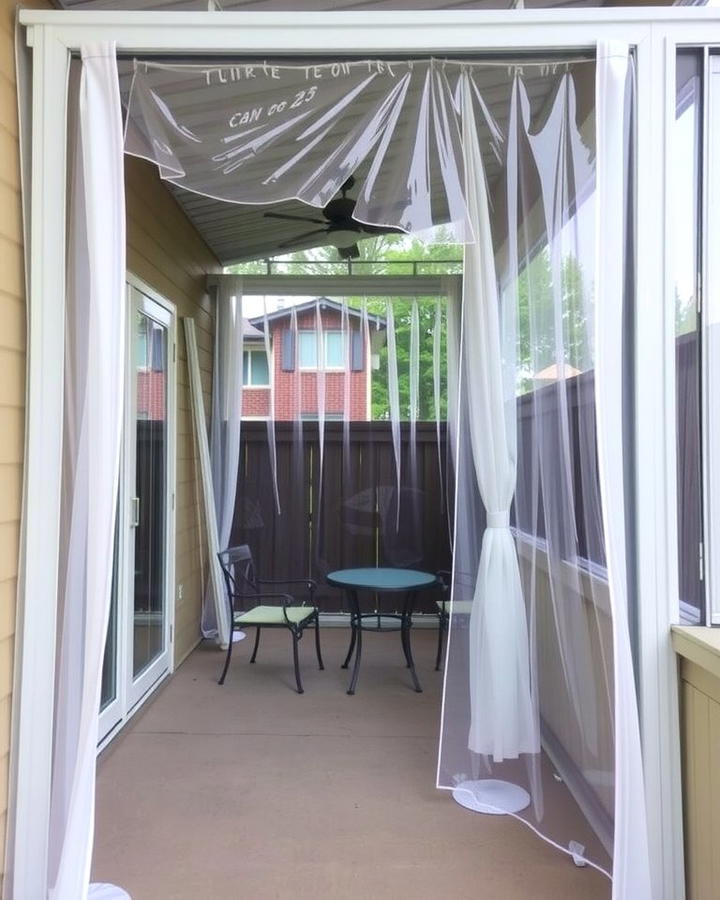 Clear Vinyl Curtains - 25 Patio Enclosure Ideas