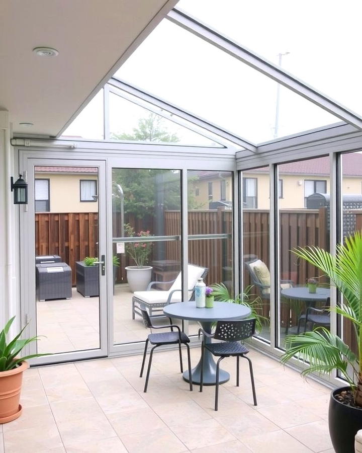 Clear Vinyl Panel Enclosures - 25 Patio Enclosure Ideas