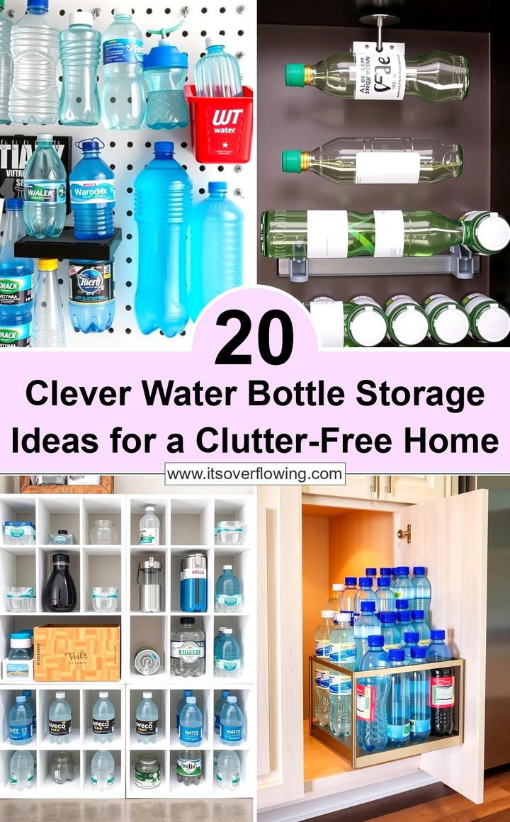 Clever Water Bottle Storage Ideas for a Clutter-Free Home