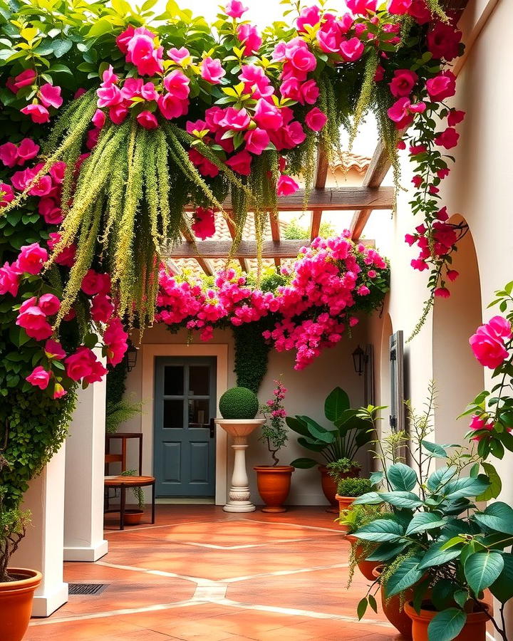 Climbing Plants - 25 spanish style patio ideas