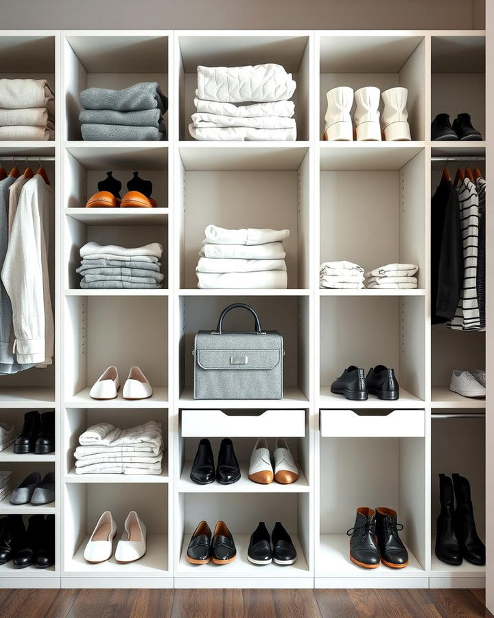 Closet Cubes for Modular Organization - 25 Open Closet Ideas