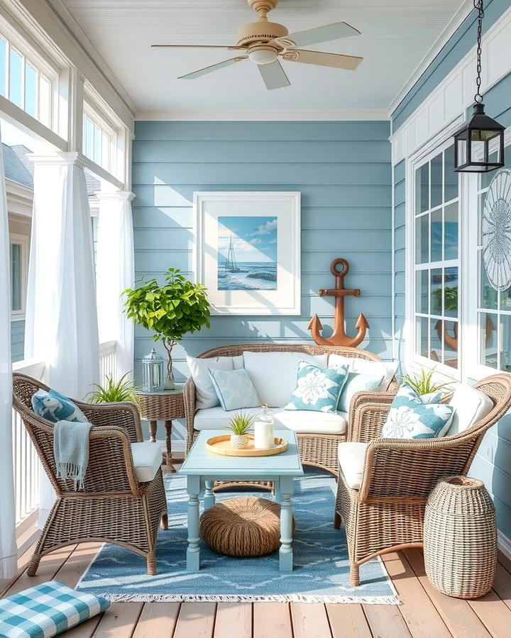 Coastal Breeze Sanctuary - 25 Side Porch Ideas