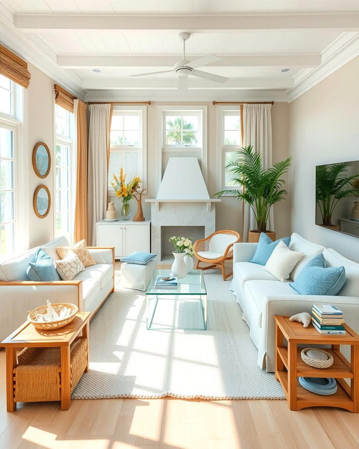 Coastal Chic Vibes - 25 Ralph Lauren Living Room Ideas