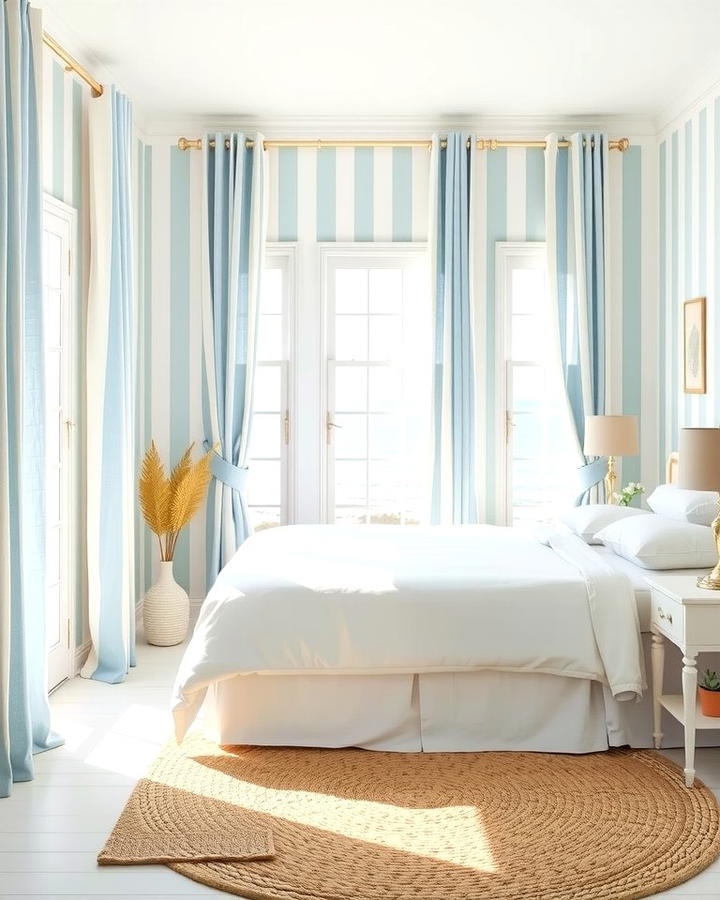 Coastal Curtains and Drapes - 25 Ocean-themed Bedroom Ideas