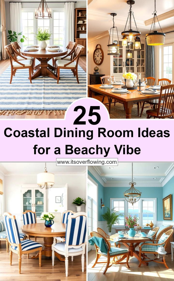 Coastal Dining Room Ideas for a Beachy Vibe