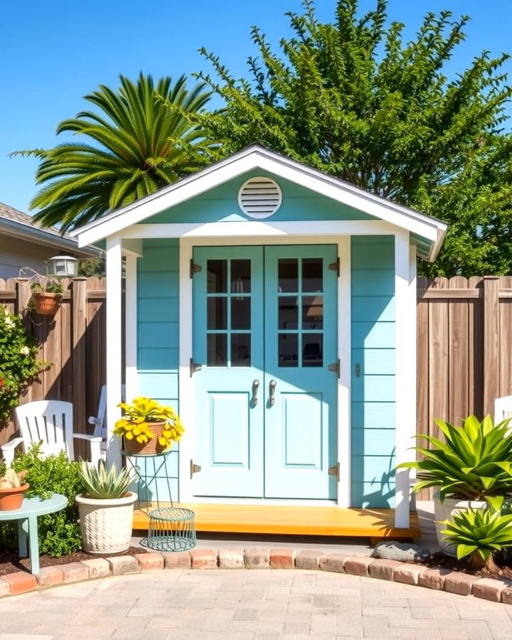 Coastal Light Blue Refresh - 25 Shed Color Ideas