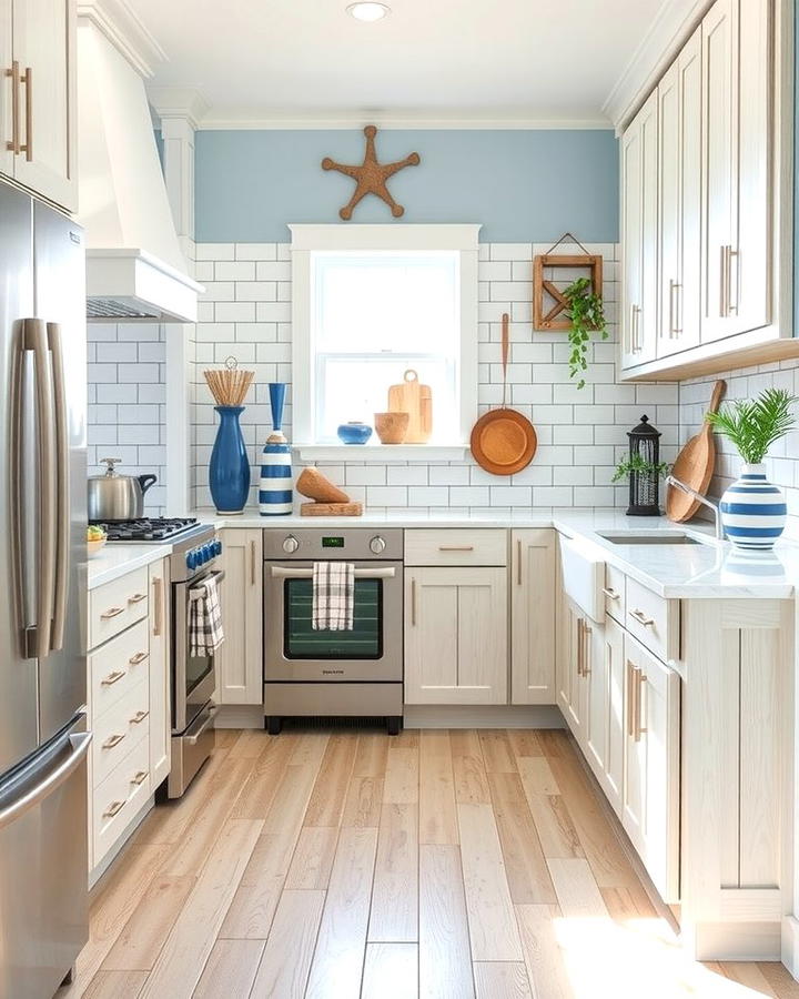 Coastal Vibes with White Oak - 30 Kitchens With White Oak Cabinets