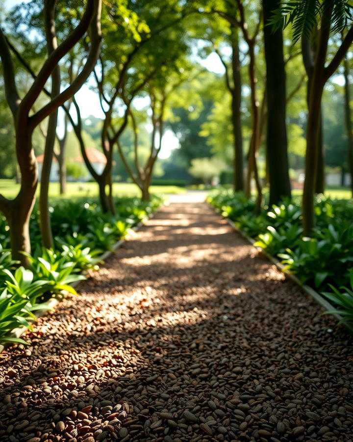 Cocoa Bean Mulch Pathway - 25 Mulch Pathway Ideas