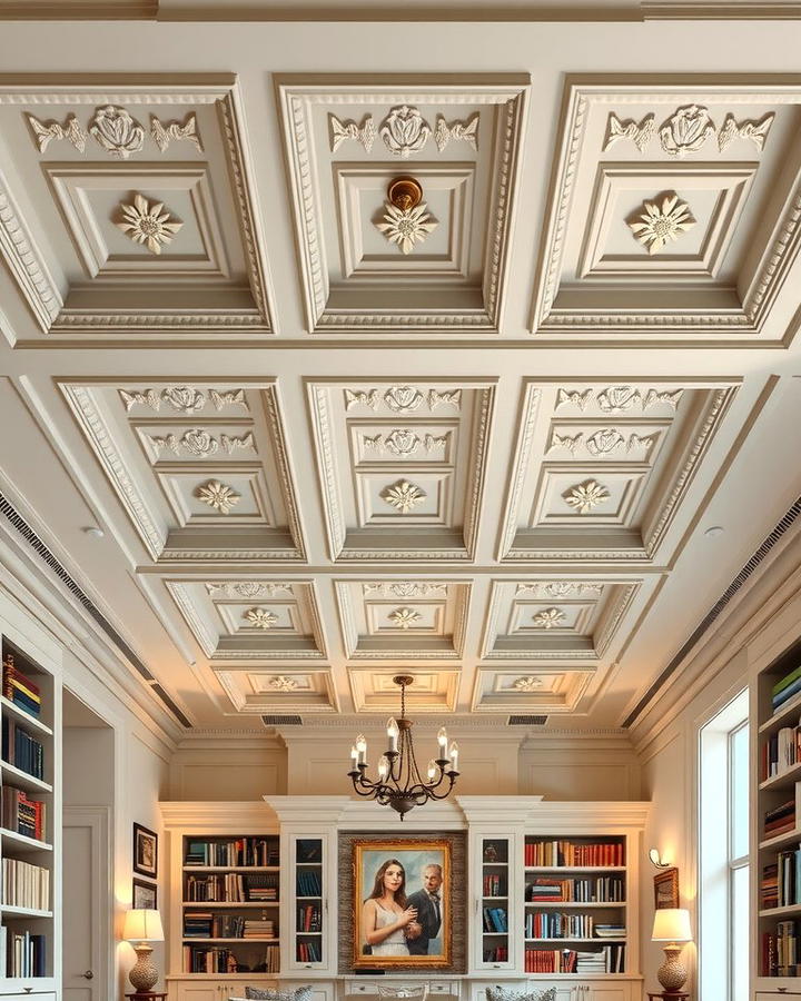 Coffered Tray Ceiling Combinations - 25 tray ceiling ideas