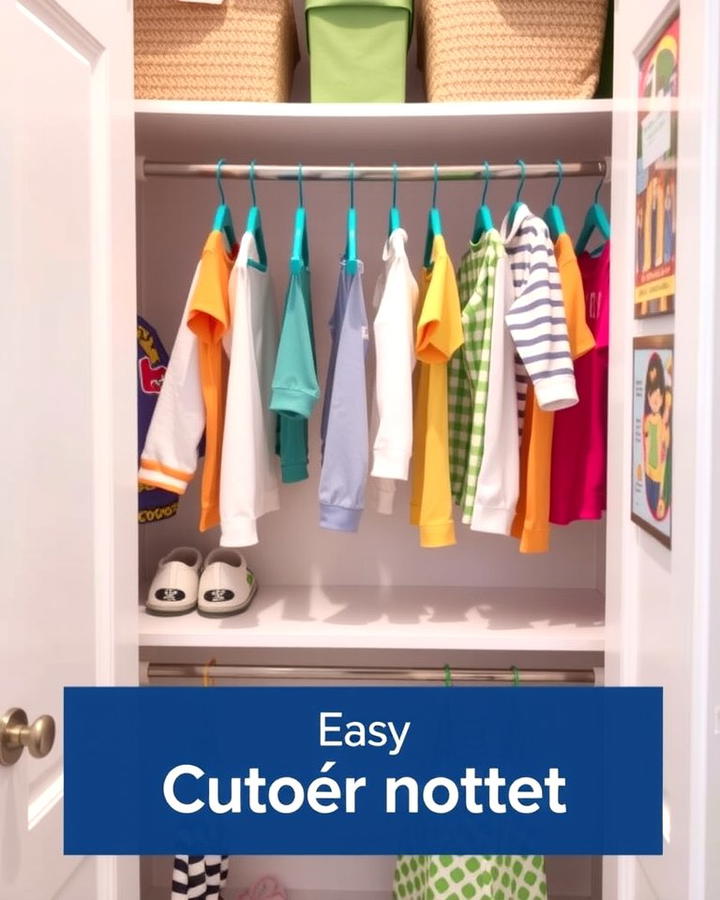 Color Coded Organization System - 25 Nursery Closet Ideas