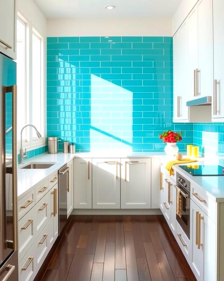 Colorful Kitchen Backsplash - 30 Colorful Room Ideas