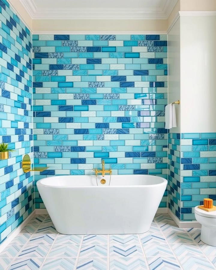 Colorful Tile Patterns - 30 Colorful Room Ideas