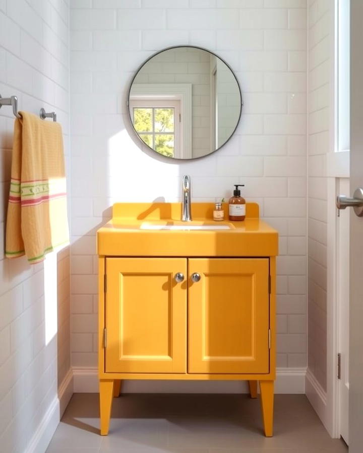 Colorful Vanity Units - 30 Colorful Bathroom Ideas