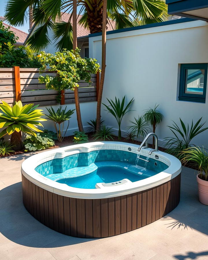 Compact Backyard Spool Pool - 25 Spool Pool Ideas