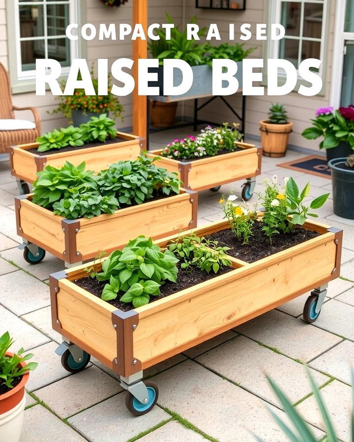 Compact Raised Beds - 25 Patio Small Garden Ideas