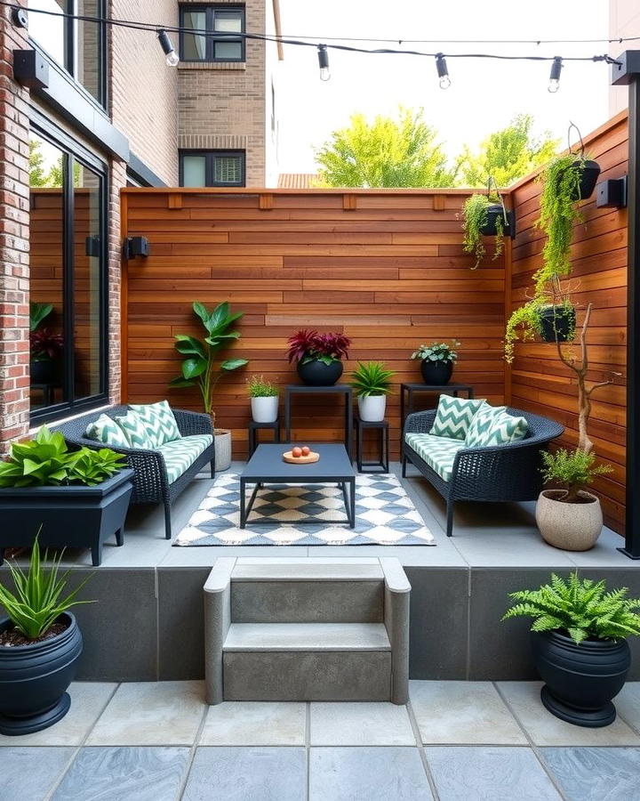 Compact Raised Patio for Small Spaces - 25 Raised Concrete Patio Ideas