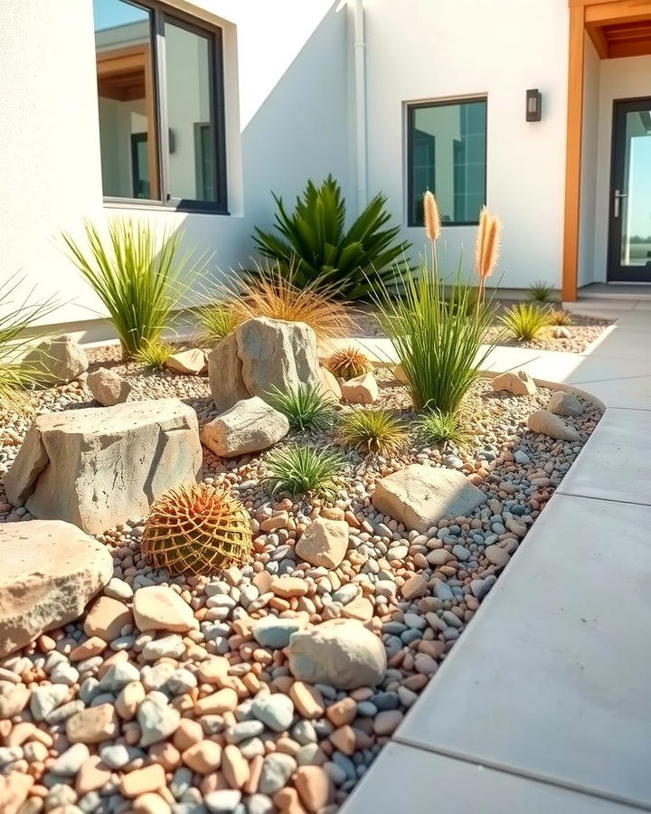 Compact Rock Garden - 30 Small Front Yard Landscaping Ideas