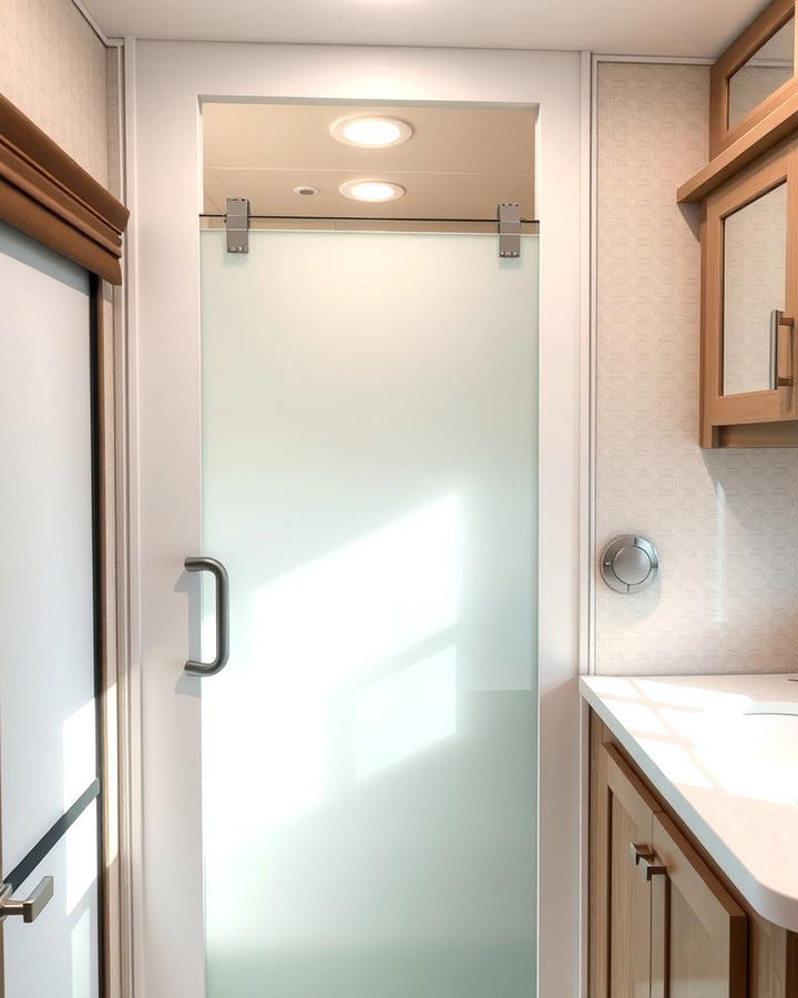 Compact Sliding Door Solutions - 25 Small Rv Bathroom Ideas