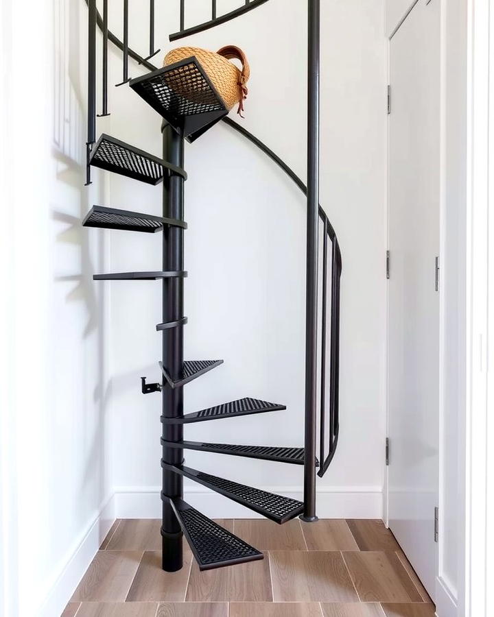 Compact Spiral Stairs for Small Spaces - 30 Curved Staircase Ideas