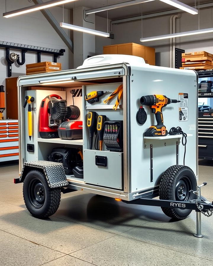 Compact Tool Trailers - 25 Power Tool Storage Ideas