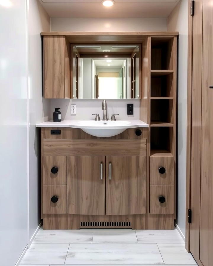 Compact Vanity Units - 25 Small Rv Bathroom Ideas